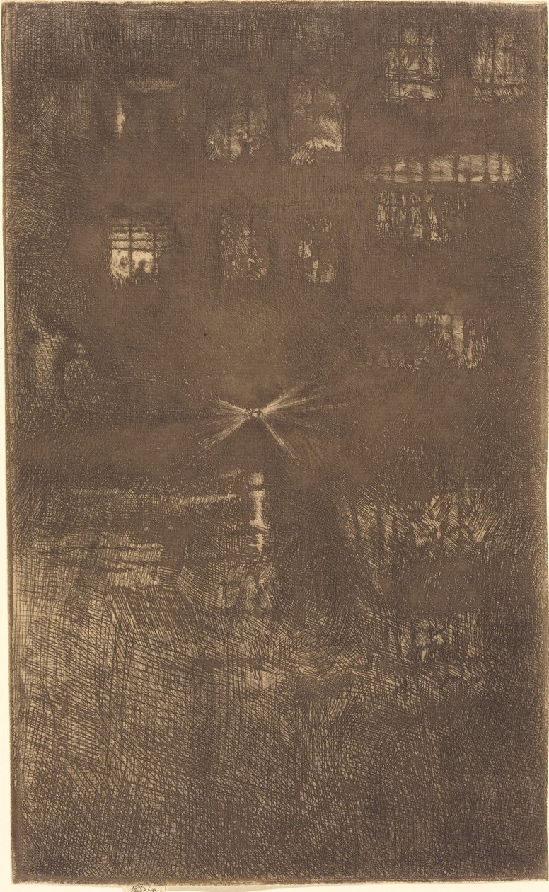 Nocturne: Dance House af James Abbott McNeill Whistler