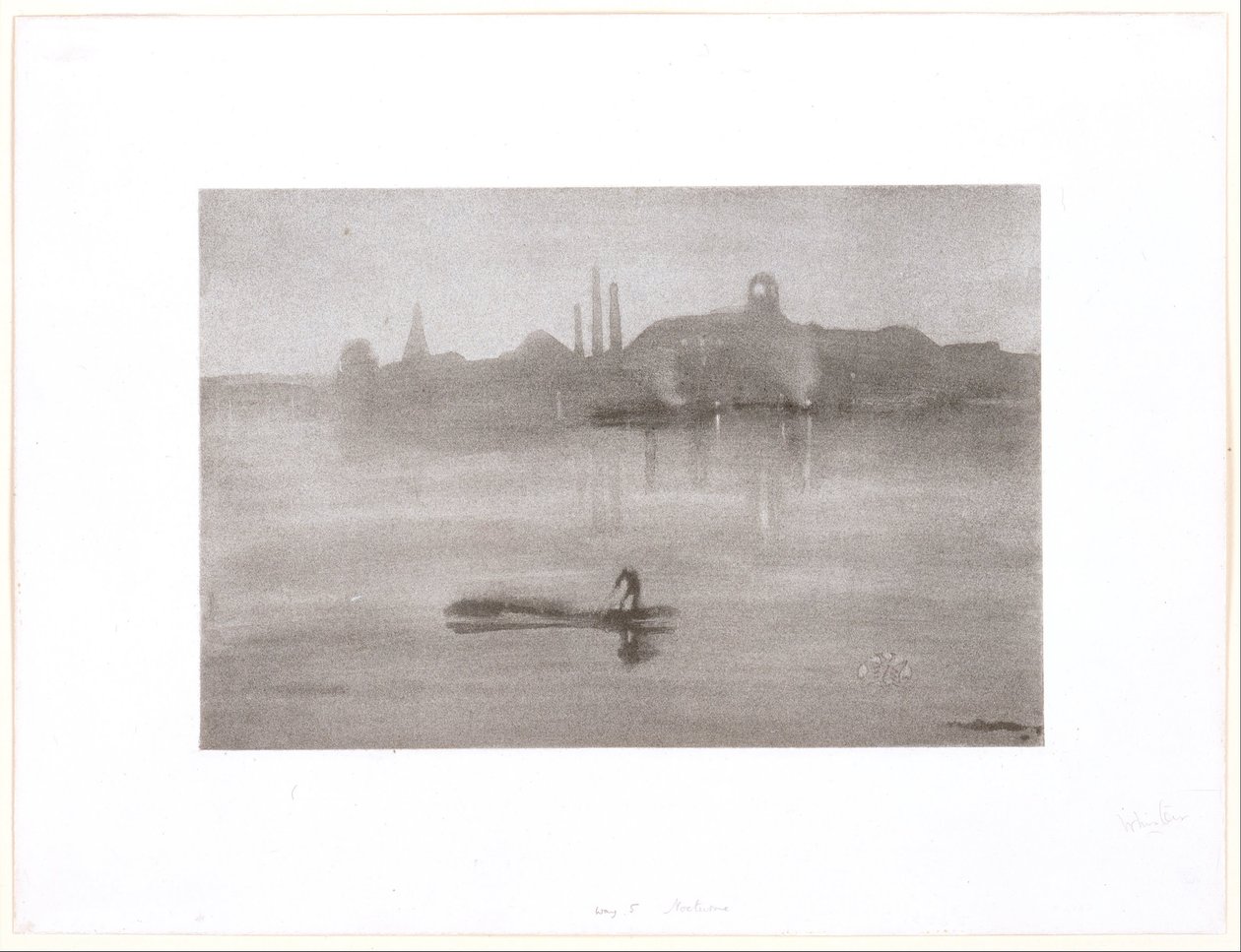 Nocturne: Floden ved Battersea af James McNeill Whistler