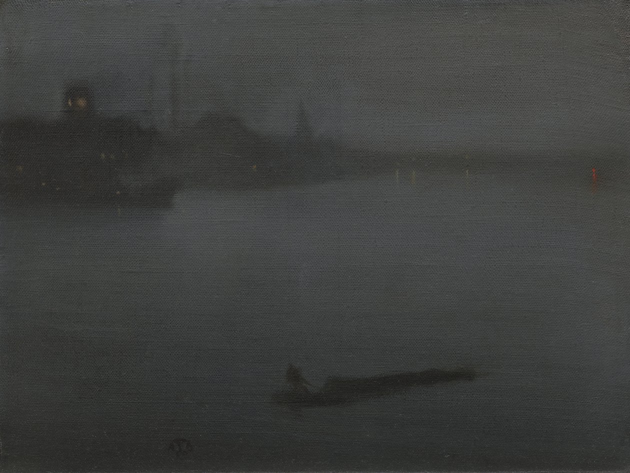 Nocturne i blå og sølv af James Abbott McNeill Whistler