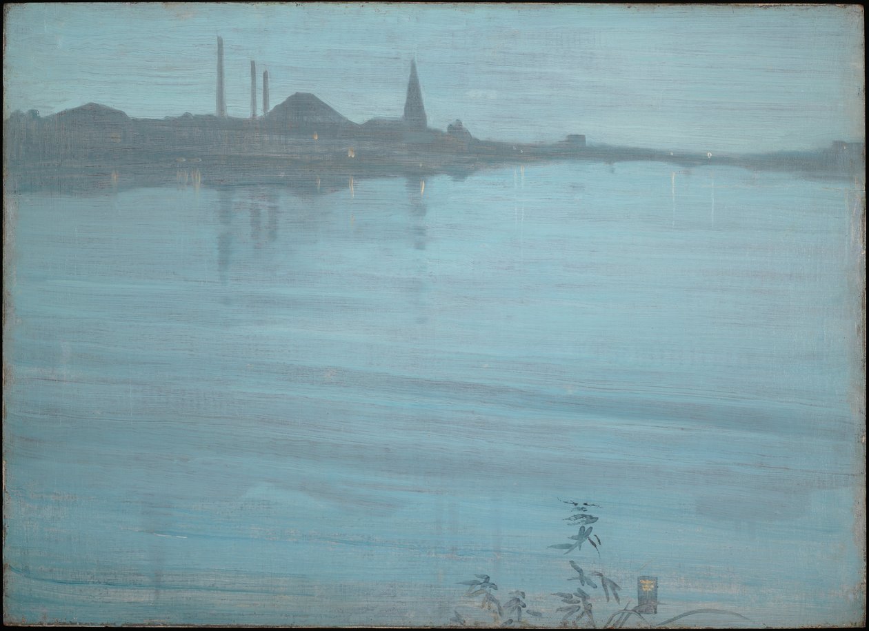 Nocturne i blåt og sølv  af James McNeill Whistler