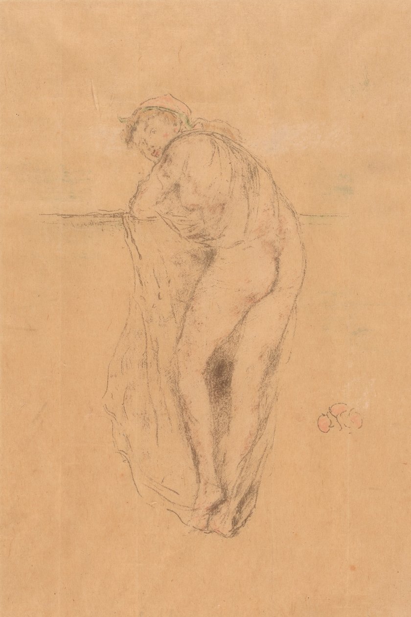 Nøgenmodel, set bagfra af James Abbott McNeill Whistler