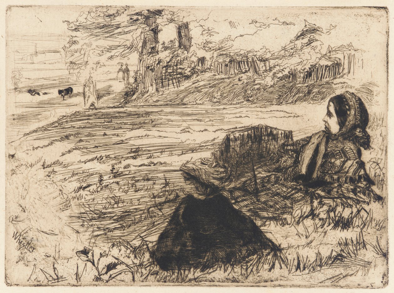 Sygeplejerske og barn af James Abbott McNeill Whistler