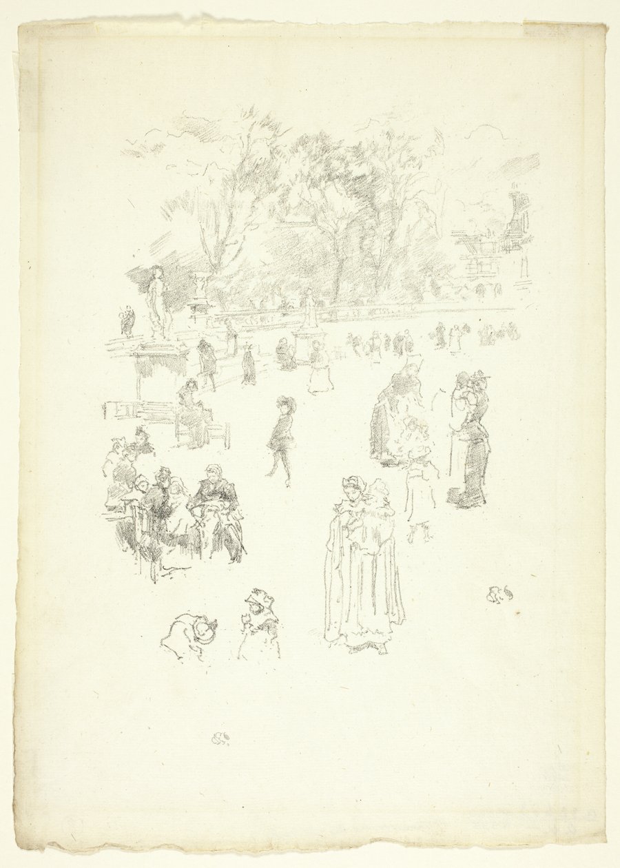 Plejepiger: "Maids of Luxembourg" af James Abbott McNeill Whistler
