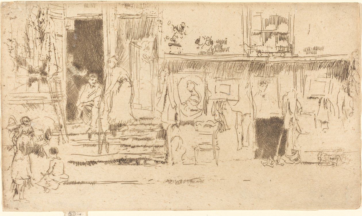 Gammeltøjsforretning, No.II af James Abbott McNeill Whistler