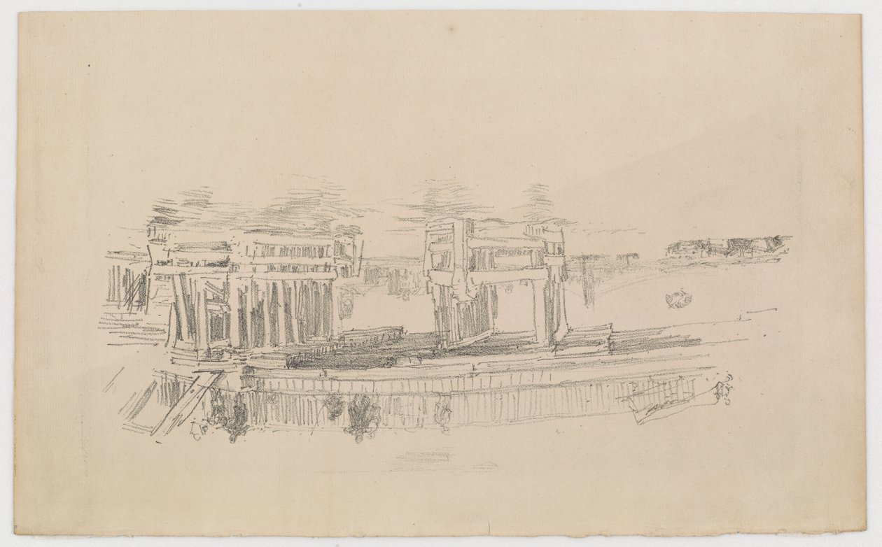 Den gamle Battersea-bro af James Abbott McNeill Whistler