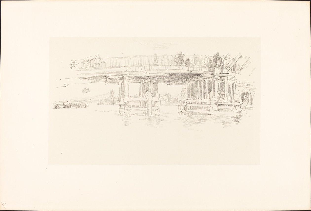 Den gamle Battersea-bro af James Abbott McNeill Whistler