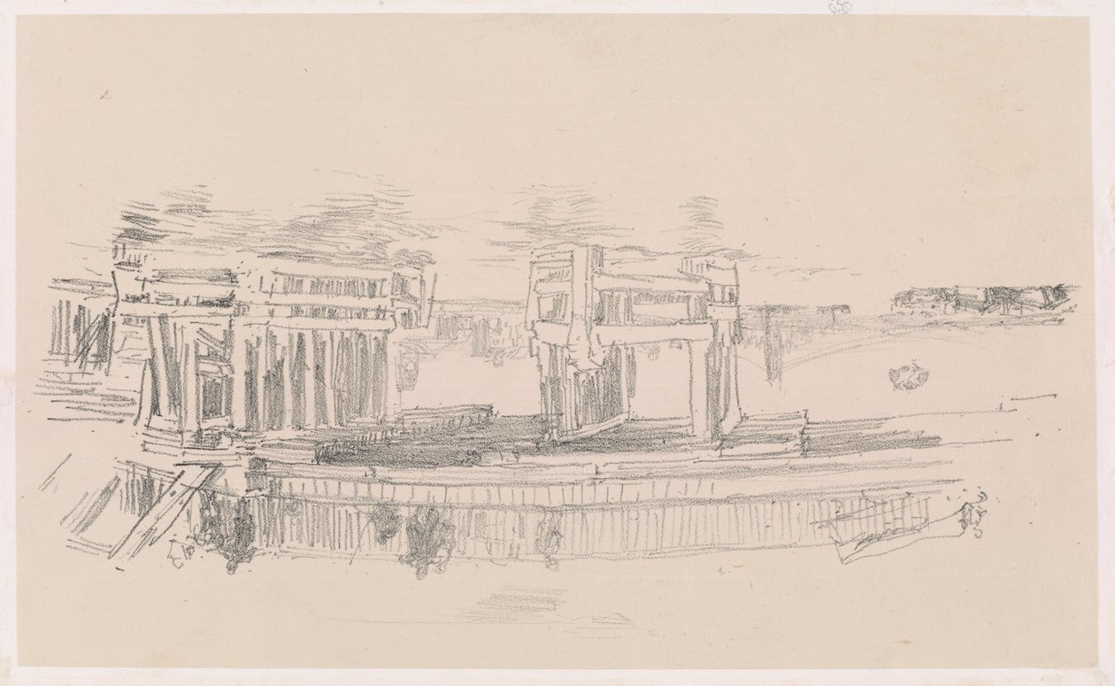 Den gamle Battersea-bro af James Abbott McNeill Whistler