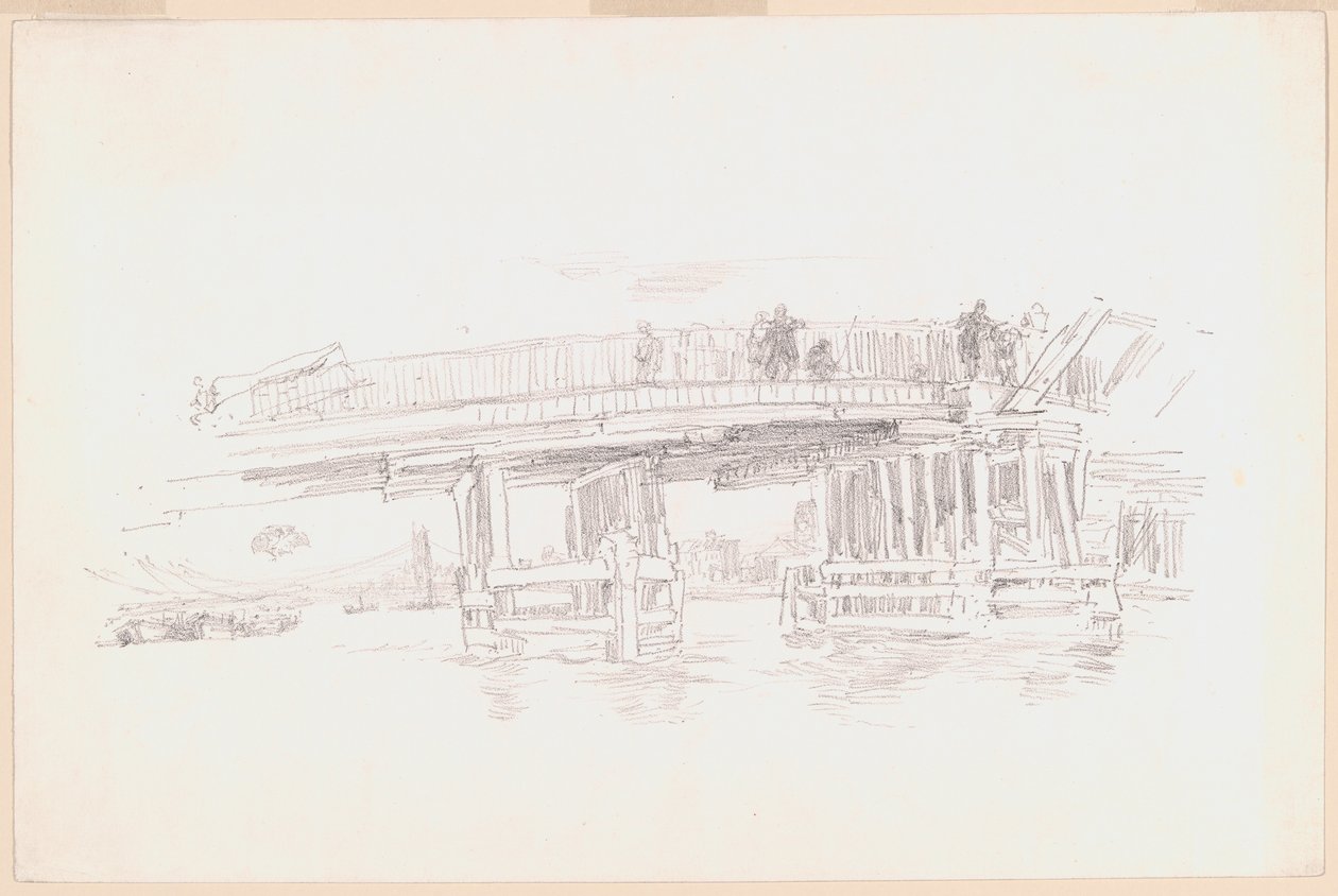 Den gamle Battersea-bro af James Abbott McNeill Whistler