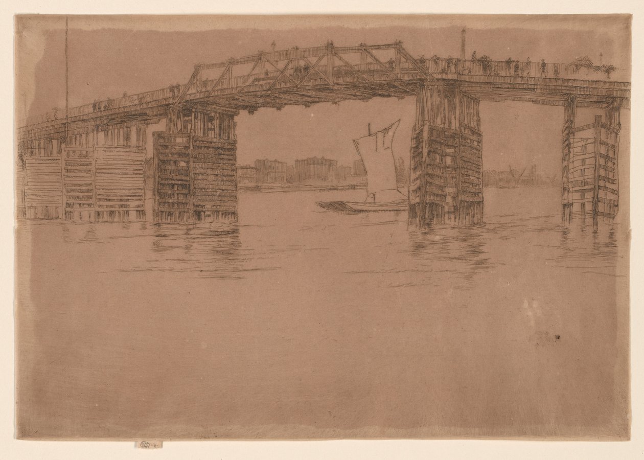 Den gamle Battersea-bro af James Abbott McNeill Whistler