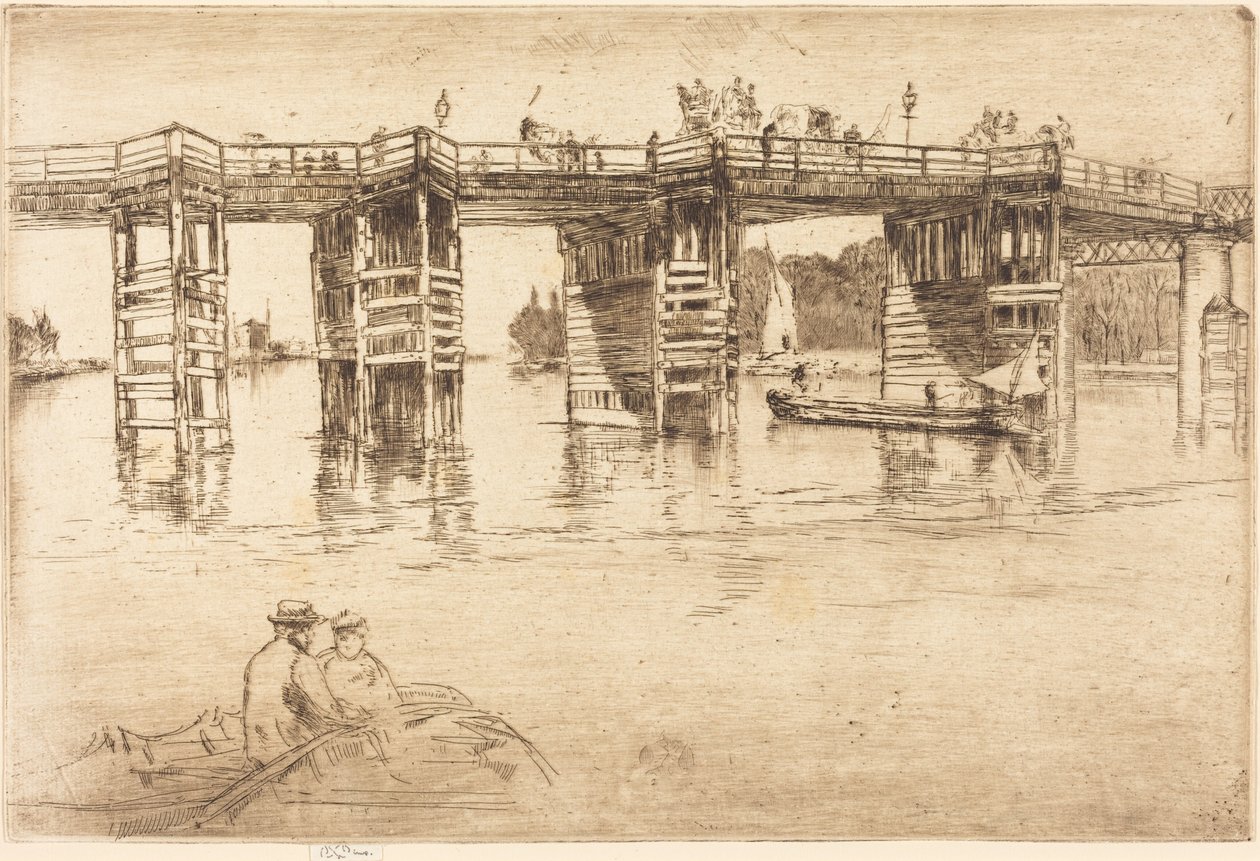 Den gamle Putney-bro af James McNeill Whistler
