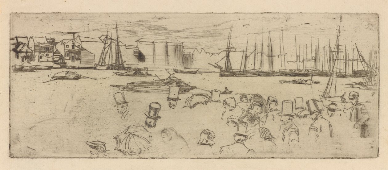Penny Passengers, Limehouse af James Abbott McNeill Whistler