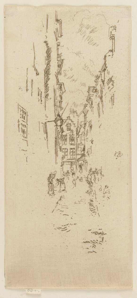 Little Butchers Street af James Abbott McNeill Whistler