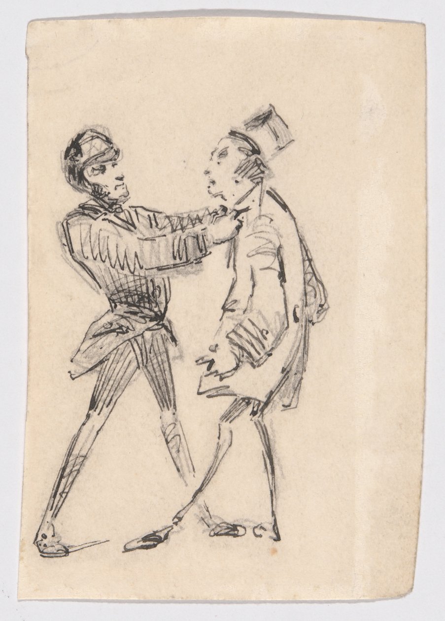 Politimand og Borger af James Abbott McNeill Whistler