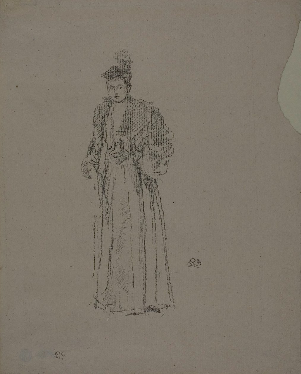 Portrætstudie: Miss Charlotte R. Williams af James Abbott McNeill Whistler