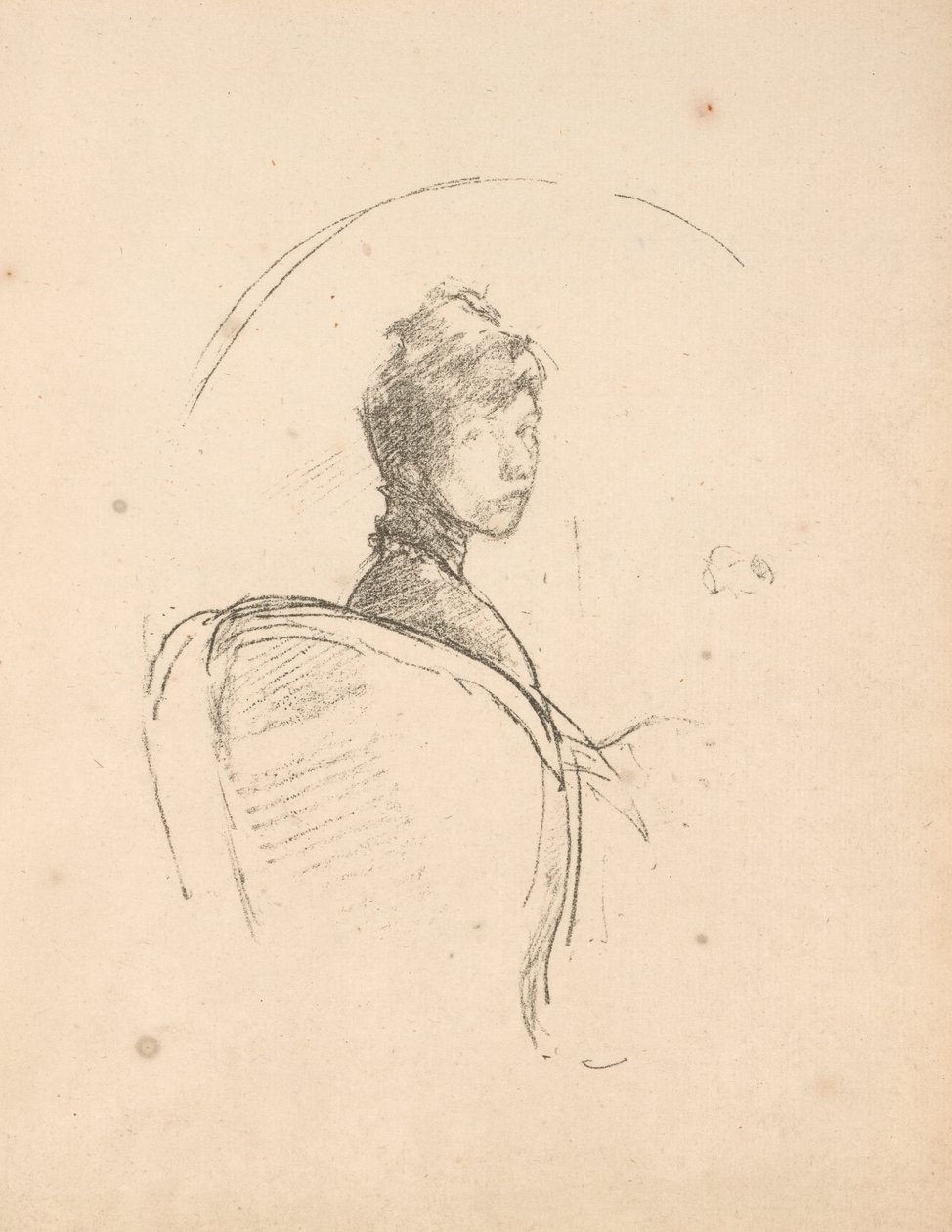 Portrætstudie: Miss Rosalind Birnie Philip af James Abbott McNeill Whistler