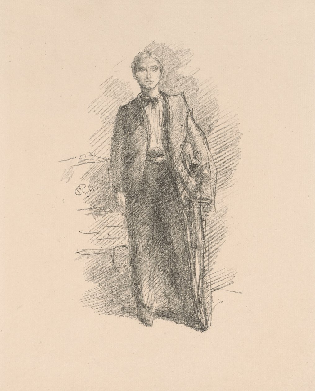 Portrætstudie: Herbert C. Pollitt af James Abbott McNeill Whistler