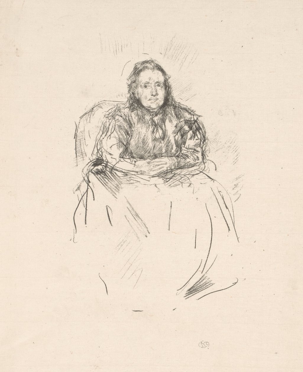 Portrætstudie: Fru Philip af James Abbott McNeill Whistler
