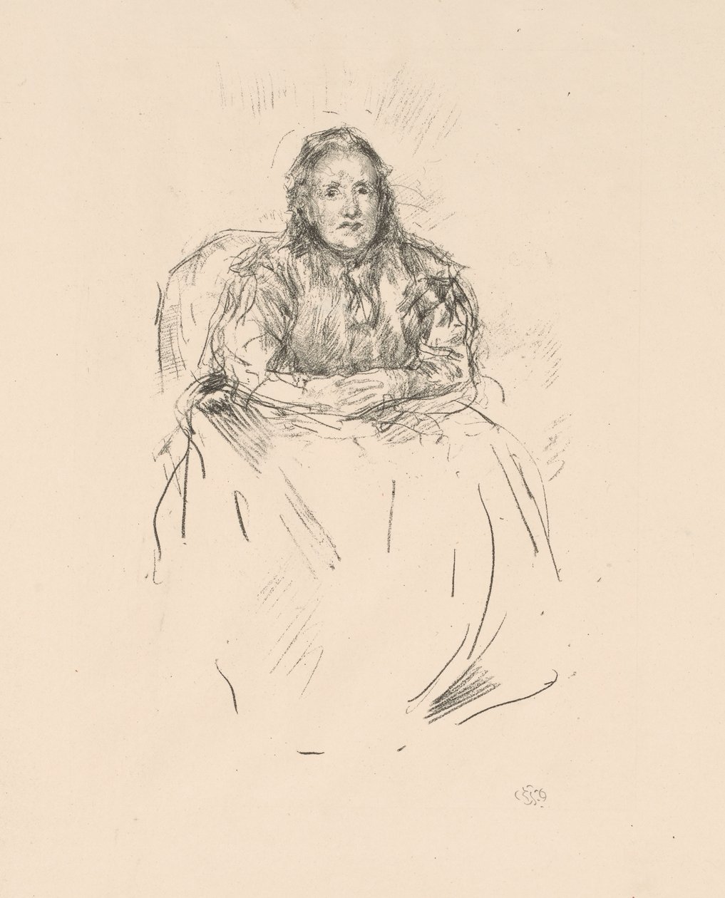 Portrætstudie: Fru Philip af James McNeill Whistler