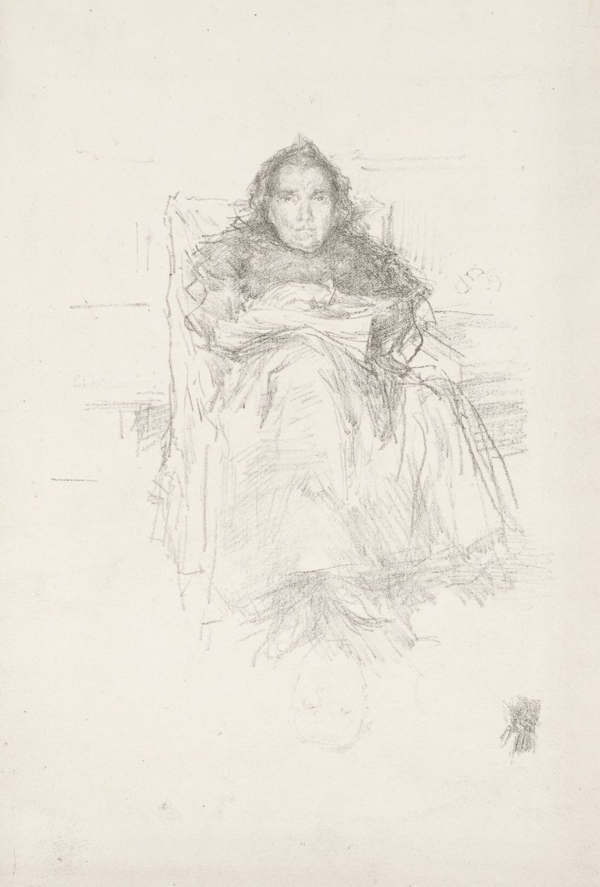 Portrætstudie: Fru Philip, nr. 3 af James Abbott McNeill Whistler