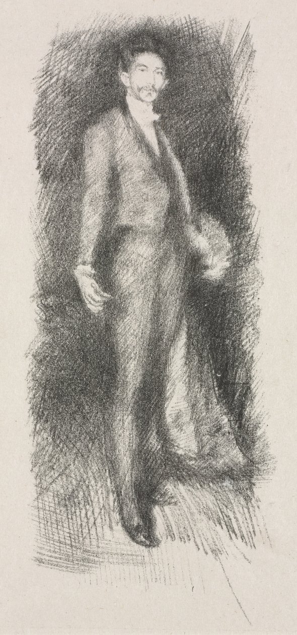 Portræt af grev Robert de Montesquiou af James McNeill Whistler