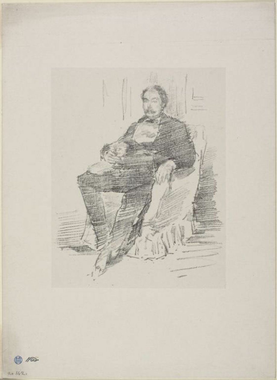 Portræt af Dr. Whistler, nr. 2 af James Abbott McNeill Whistler
