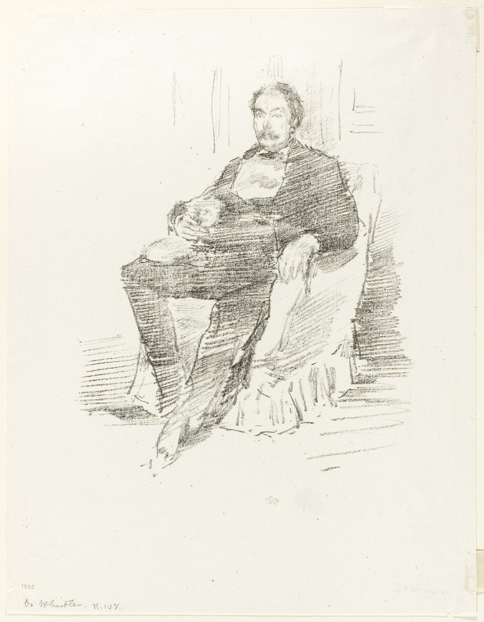 Portræt af Dr. Whistler, nr. 2 af James Abbott McNeill Whistler
