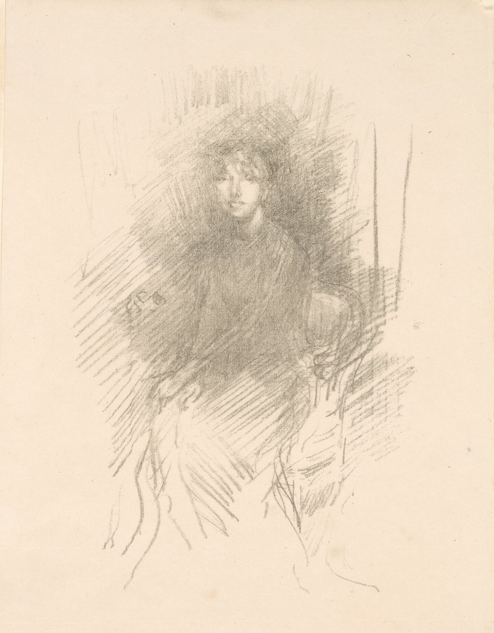 Portræt af en ung kvinde [Miss Seton] af James McNeill Whistler