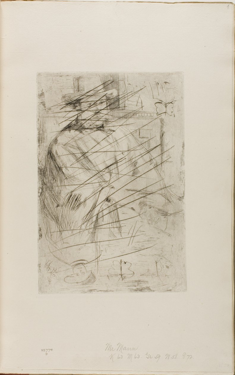 Portræt af en mand af James Abbott McNeill Whistler