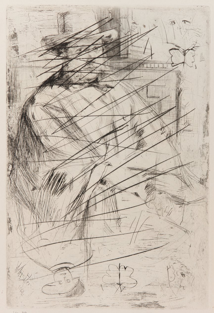 Portræt af en mand af James Abbott McNeill Whistler