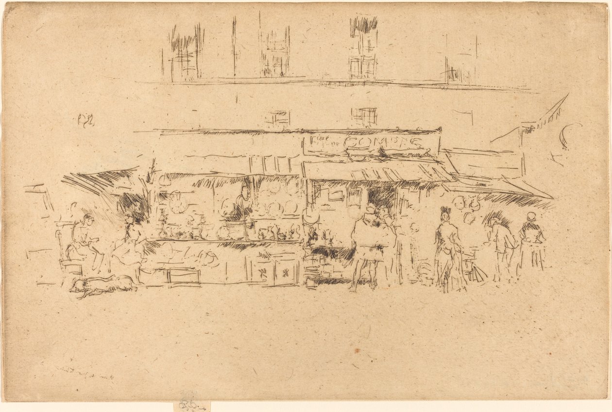 Monte Bell O ved kajen af James Abbott McNeill Whistler