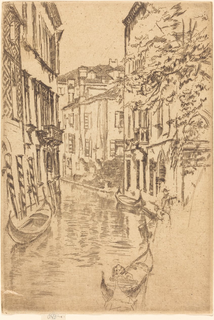 Stille kanal af James Abbott McNeill Whistler