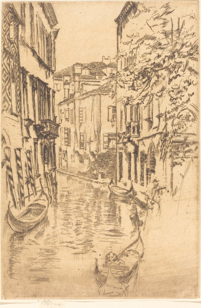 Stille kanal af James Abbott McNeill Whistler