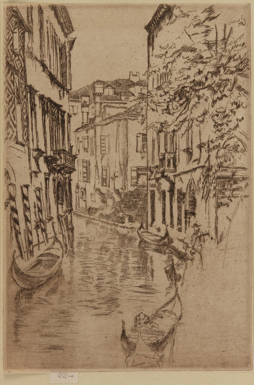 Stille kanal af James Abbott McNeill Whistler