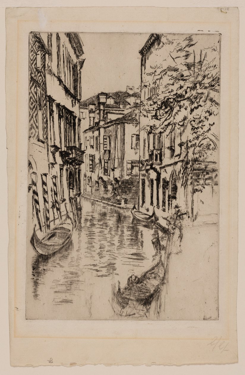 Stille kanal af James McNeill Whistler