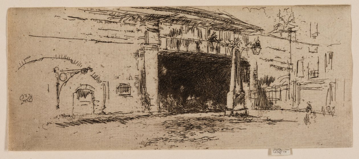 Railway Arch, American Square af James Abbott McNeill Whistler