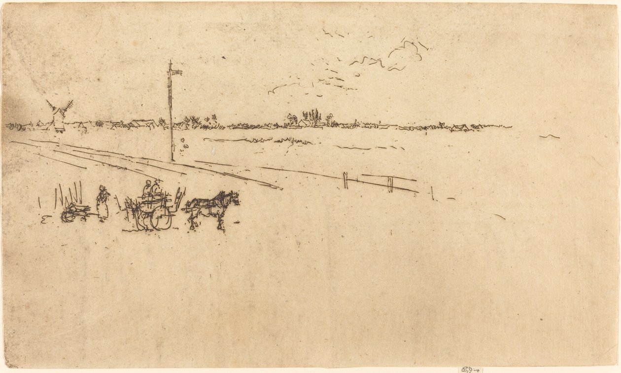 Banegård, Voves af James Abbott McNeill Whistler