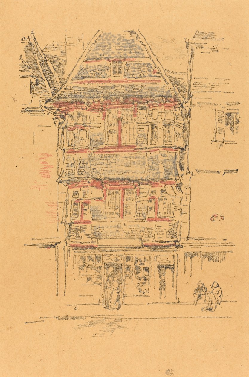 Røde Hus, Paimpol af James Abbott McNeill Whistler