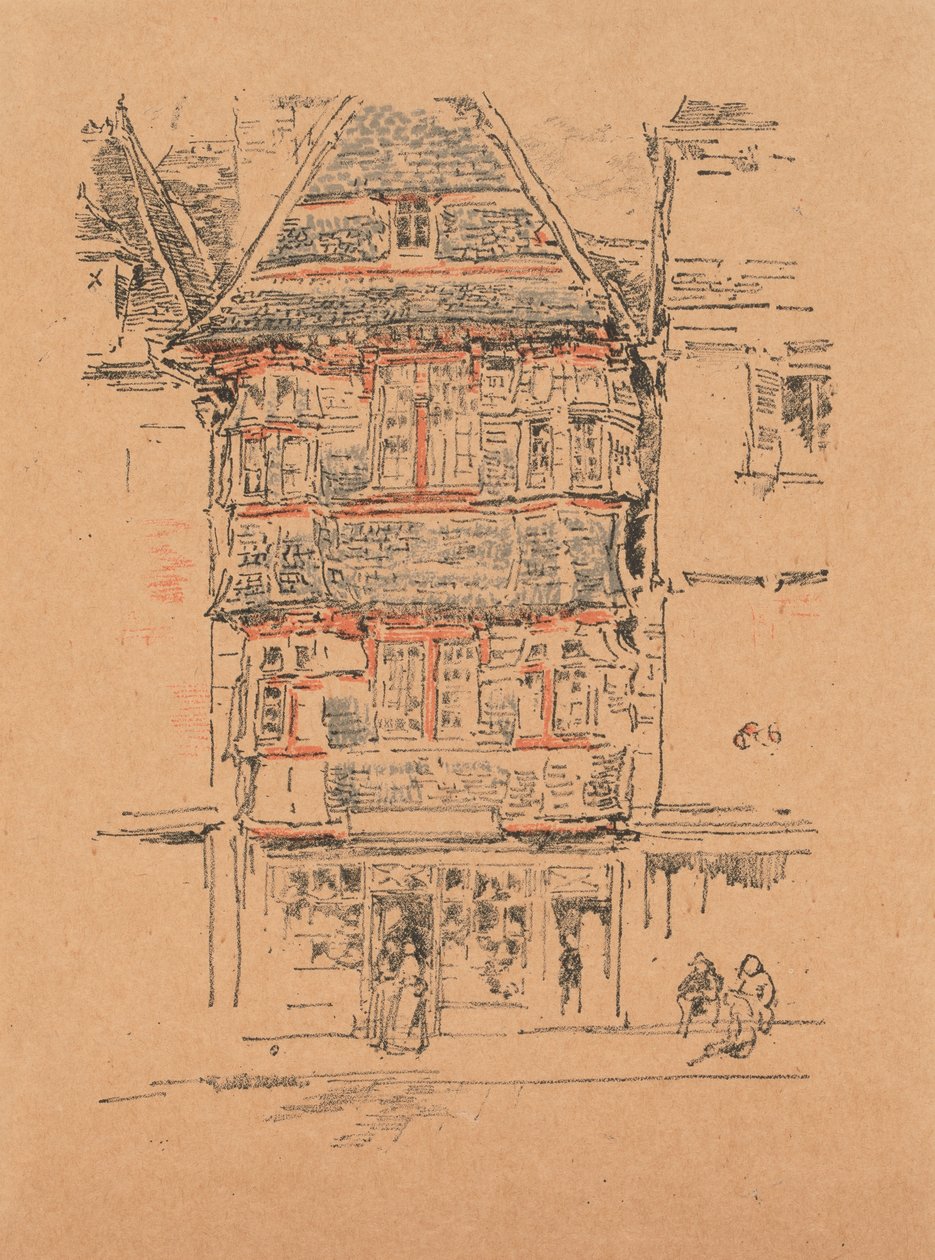 Røde Hus, Paimpol af James Abbott McNeill Whistler