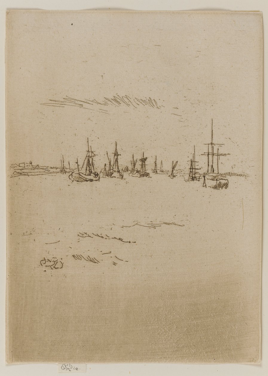 Vend tilbage til Tilbury af James Abbott McNeill Whistler