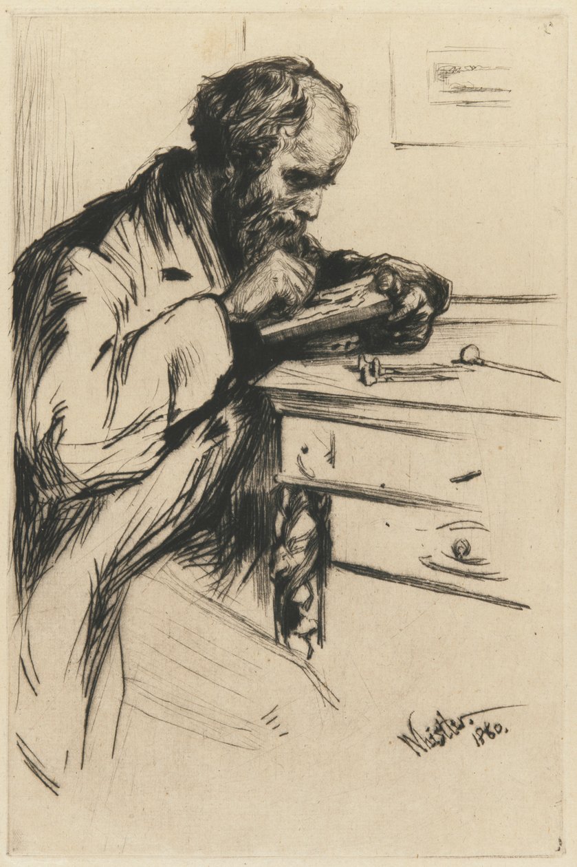 Riault (Trægravøren) af James Abbott McNeill Whistler