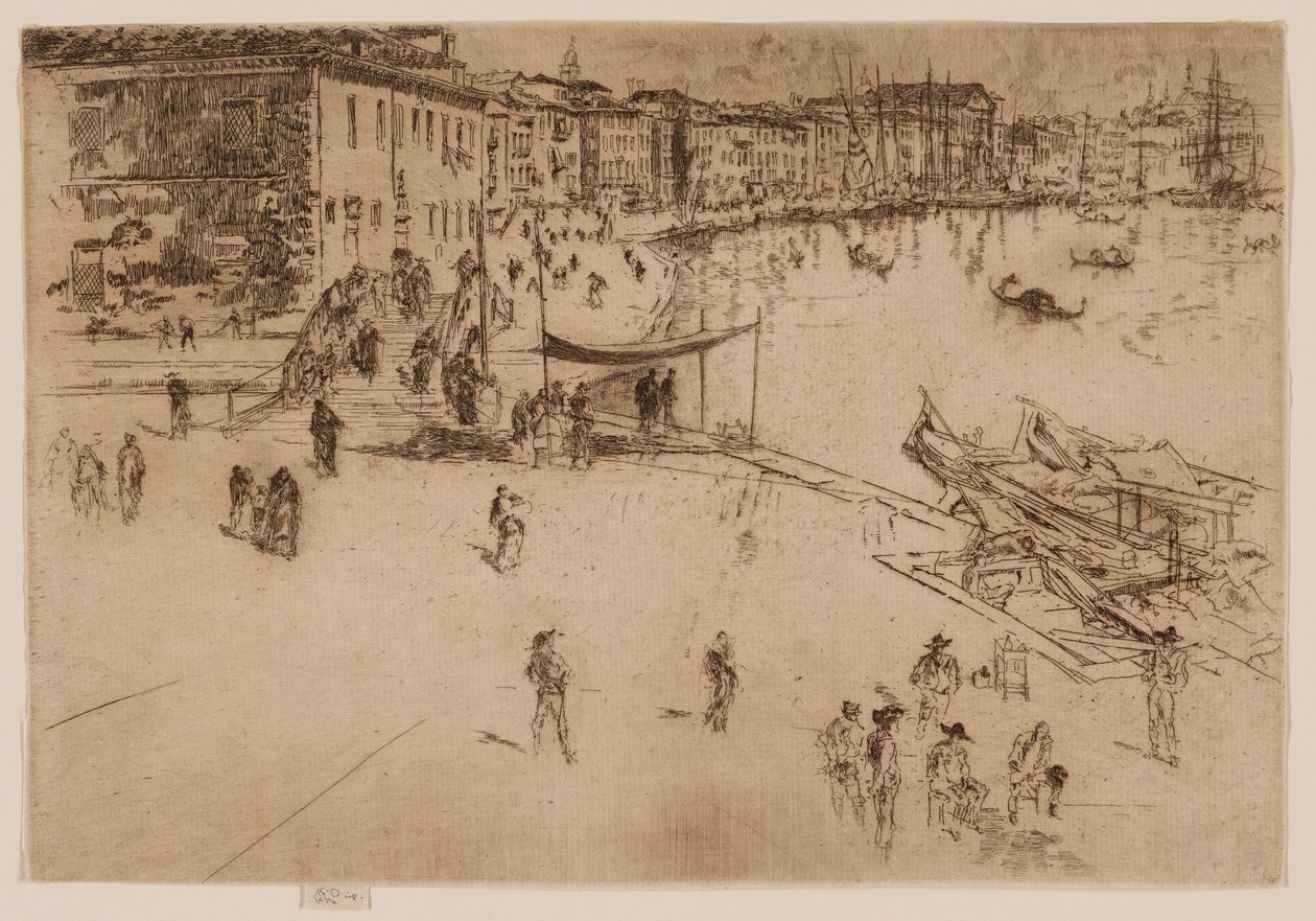 Riva, nr. 2 af James Abbott McNeill Whistler