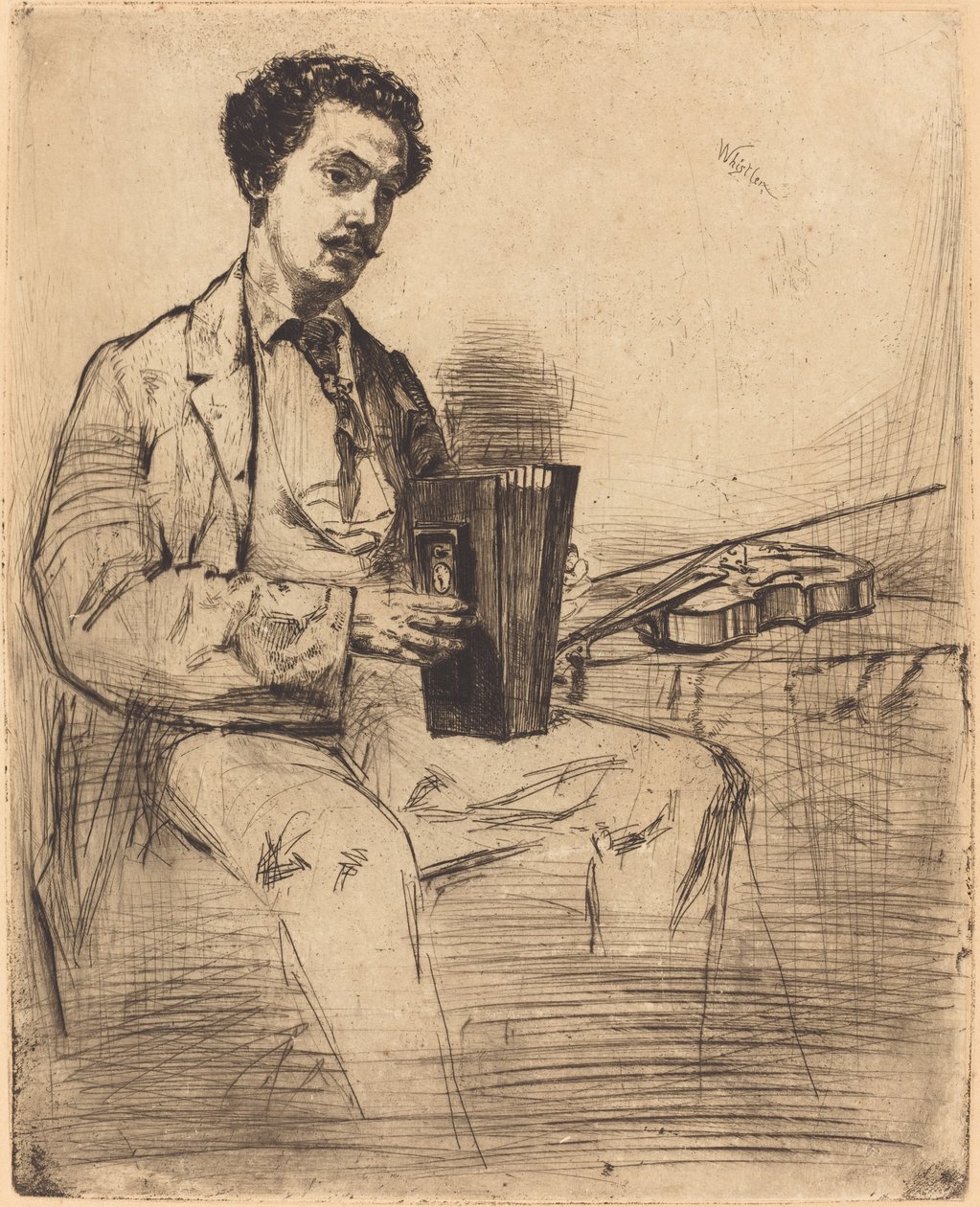 Ross Winans af James Abbott McNeill Whistler