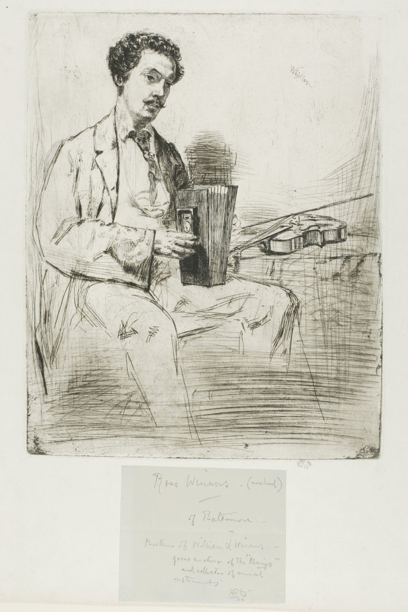 Ross Winans af James Abbott McNeill Whistler