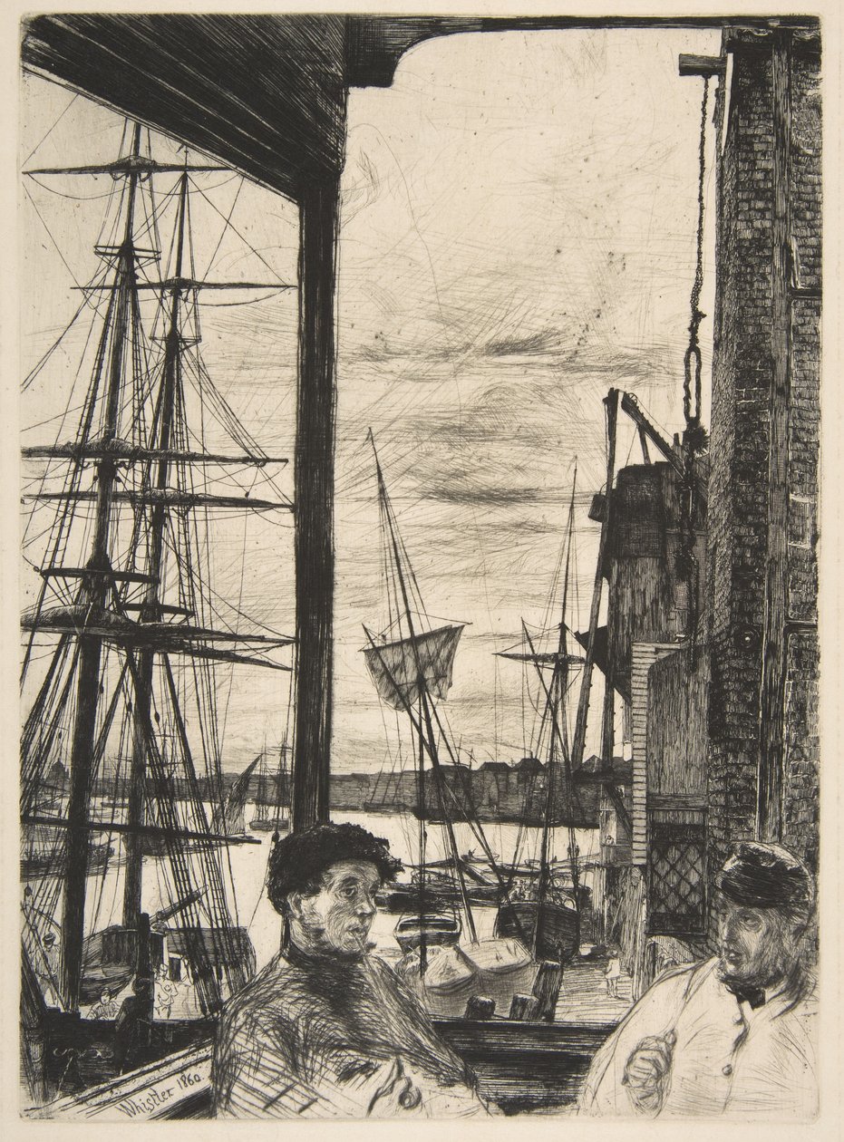 Rotherhithe (Wapping) af James McNeill Whistler