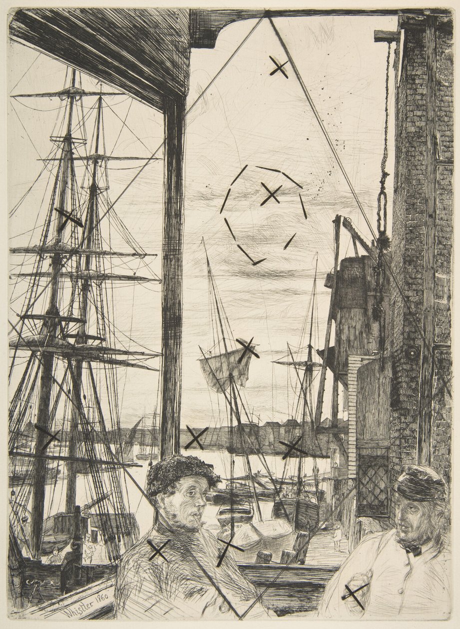 Rotherhithe (Wapping) af James McNeill Whistler