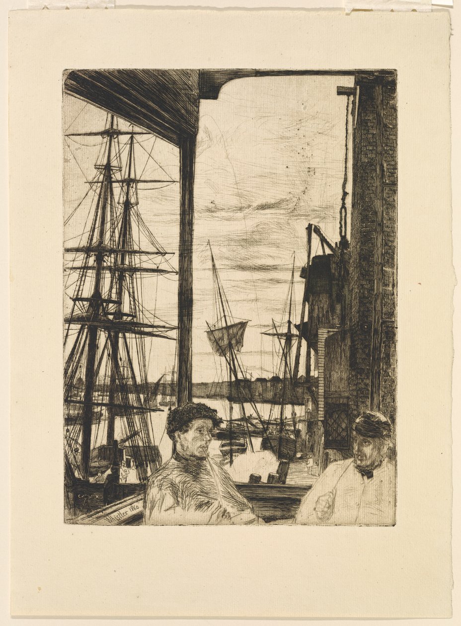 Rotherhithe af James Abbott McNeill Whistler