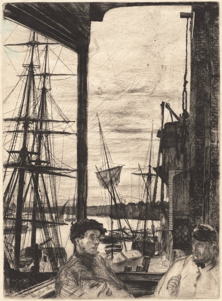 Rotherhithe af James Abbott McNeill Whistler