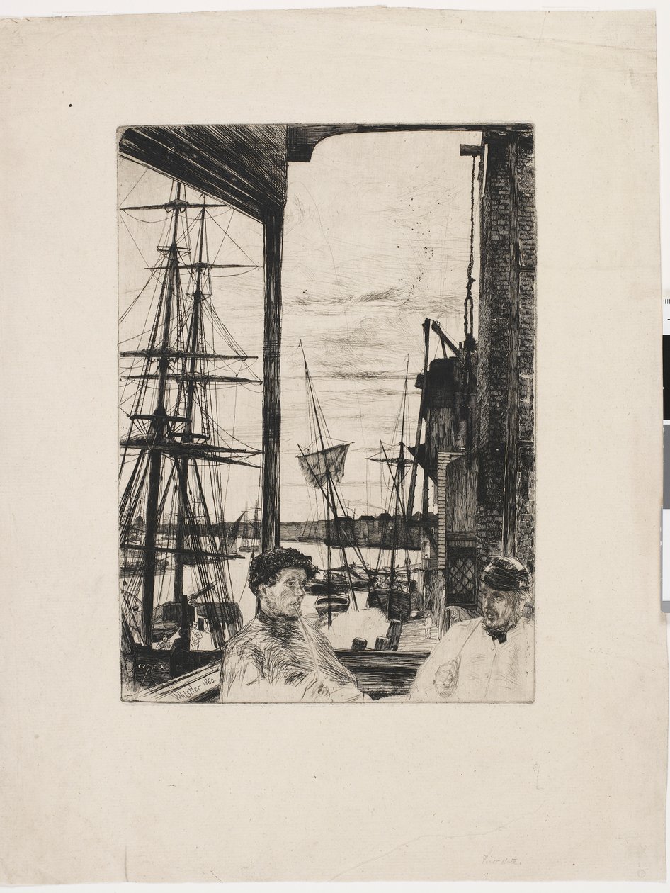 Rotherhithe af James Abbott McNeill Whistler