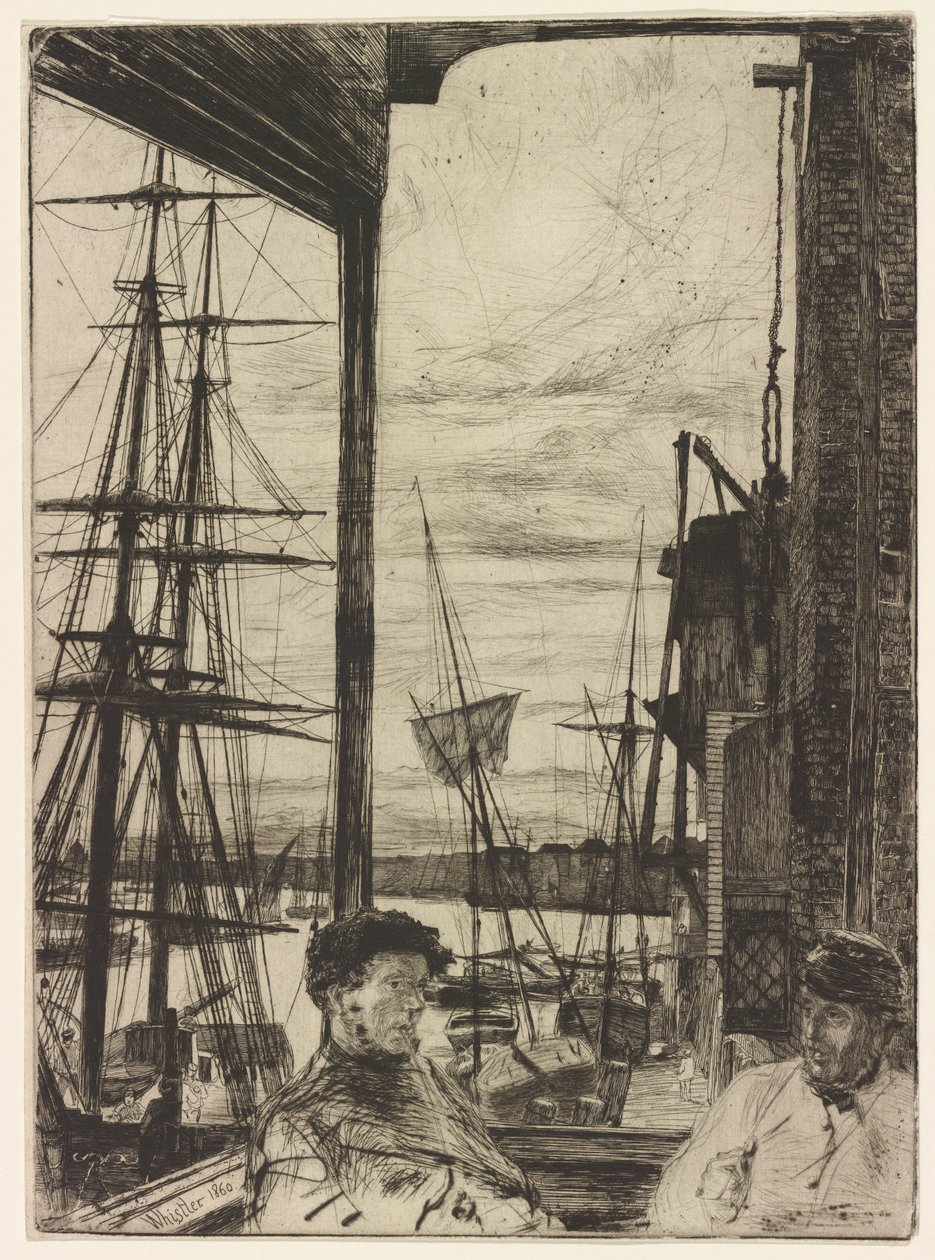 Rotherhithe af James Abbott McNeill Whistler