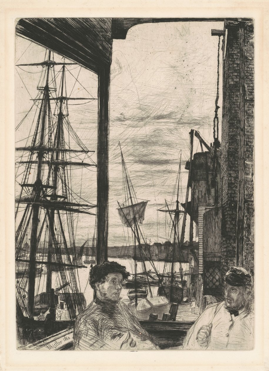 Rotherhithe af James Abbott McNeill Whistler